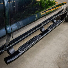 Load image into Gallery viewer, Westin 19-20 Chevrolet Silverado/GMC Sierra 1500 Double Cab PRO TRAXX 5 Oval Nerf Step Bars - Black Westin