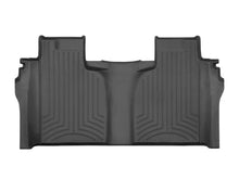 Load image into Gallery viewer, WeatherTech 19-23 Chevrolet Silverado 1500 Crew Cab; Bucket Seating Rear FloorLiner HP - Black