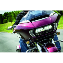 Load image into Gallery viewer, Kuryakyn Windshield Side Trims Chrome