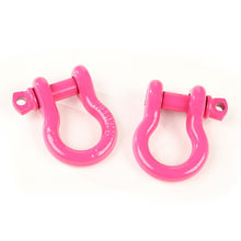 Load image into Gallery viewer, Rugged Ridge Pink 3/4in D-Ring Shackles Rugged Ridge