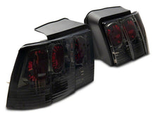 Load image into Gallery viewer, Raxiom 99-04 Ford Mustang Axial Series Altezza Style Tail Lights- Blk Housing (Smoked Lens) Tail Lights Raxiom