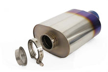 Load image into Gallery viewer, GReddy Universal 3.0in RS-Ti Oval Titanium Muffler | 11003530