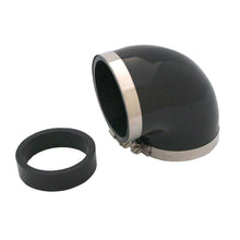 Load image into Gallery viewer, Spectre Coupler Elbow Reducer 3in. / 90 Degree w/2.5in. Insert (PVC) - Black Silicone Couplers & Hoses Spectre
