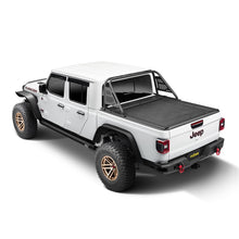 Load image into Gallery viewer, Rugged Ridge 20-22 Jeep Gladiator w/Trail Rail Sys Armis Tonneau Cover w/Max Track - Tex. Blk Rugged Ridge