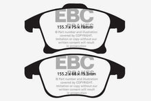 Load image into Gallery viewer, EBC 13+ Ford Fusion 1.6 Turbo Ultimax2 Front Brake Pads Brake Pads - OE EBC