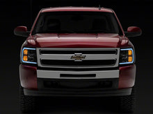 Load image into Gallery viewer, Raxiom 07-13 Chevrolet Silverado 1500 Axial Series Headlights w/ LED Bar- Blk Housing (Clear Lens) Headlights Raxiom