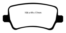 Load image into Gallery viewer, EBC 13-15 Land Rover LR2 2.0 Turbo Ultimax2 Rear Brake Pads Brake Pads - OE EBC