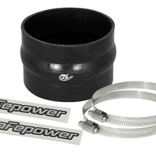 Load image into Gallery viewer, aFe Air Intake Components afe Magnum FORCE Intake Coupling Kit (4 IN ID x 3 IN L) Straight Coupler w/ Hump - Black