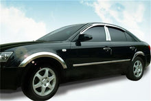 Load image into Gallery viewer, Putco 07-18 Jeep Wrangler - 4DR- Stainless Steel Window Trim Accents Wind Deflectors Putco