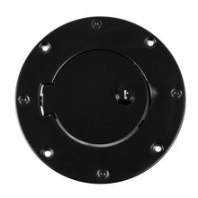 Load image into Gallery viewer, Rugged Ridge 97-06 Jeep Wrangler TJ Black Locking Gas Cap Door Rugged Ridge