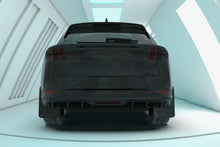 Load image into Gallery viewer, Rally Armor 21-25 Ford Mustang Mach-E/GT/Rally Black Mud Flap w/White Logo Mud Flaps Rally Armor