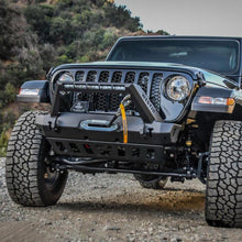 Load image into Gallery viewer, Westin 18-19 Jeep Wrangler JL Stubby Front Bumper - Textured Black Westin