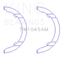 Load image into Gallery viewer, King 1798 Audi CDAA/CDHA/CDHB/CDAB Thrust Washer Set Bearings King Engine Bearings