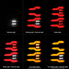Load image into Gallery viewer, AlphaRex 09-18 Dodge Ram Luxx-Series LED Tail Lights Black w/ Activation Light & Sequential Signal AlphaRex