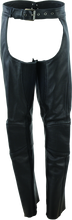Load image into Gallery viewer, Kuryakyn Leather By River Road Sierra Leather Chaps Black Womens - Small Pants Kuryakyn