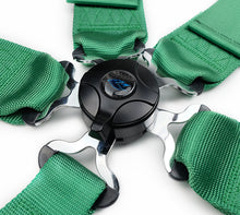 Load image into Gallery viewer, NRG 5PT 3in. Seat Belt Harness / Cam Lock - Green | SBH-B6PCGN