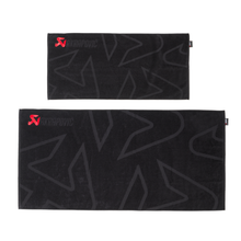 Load image into Gallery viewer, Akrapovic Towel Set - Black w/ Red Logo
