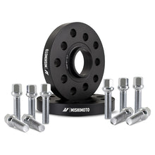 Load image into Gallery viewer, Mishimoto Wheel Spacers - 5x112 - 57.1 - 20 - M14 - Black Wheel Spacers & Adapters Mishimoto