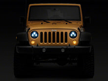 Load image into Gallery viewer, Raxiom 07-18 Jeep Wrangler JK 7-In LED Headlights- BlueHousing- Clear Lens Headlights Raxiom