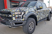 Load image into Gallery viewer, Rally Armor 17-20 Ford F-150 Raptor Gen 2 Black UR Mud Flap w/White Logo Mud Flaps Rally Armor