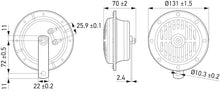 Load image into Gallery viewer, Hella Supertone Horn Kit 12V 310/380HZ HTone Black Hella