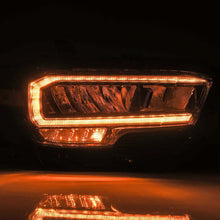 Load image into Gallery viewer, AlphaRex 16-23 Toyota Tacoma LUXX-Series LED Crystal Headlights - Alpha-Black | 880702