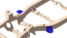Load image into Gallery viewer, Rust Buster 4Runner & FJ Cruiser Front Body Frame Mount - Left | RB8429L