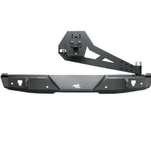 Load image into Gallery viewer, Rugged Ridge 18-22 Jeep Wrangler (JL) Rubicon/Spt 2dr HD Rear Bumper w/Swing Out Tire Carrier - Blk Rugged Ridge