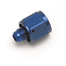 Load image into Gallery viewer, Russell Performance BLUE ANODIZED -6 TUBE COUPLING NUT W/ FLARED REDUCER TO -4 AN MALE Russell
