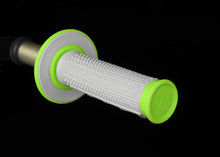 Load image into Gallery viewer, Renthal MX Dual Compound Grips Tapered 1/2 Waffle - Grey/ Green Misc Powersports Renthal