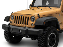 Load image into Gallery viewer, Raxiom 07-18 Jeep Wrangler JK Axial 7-In LED Headlights w/ DRL Turn Signals- Blk Housing (Clear) Headlights Raxiom