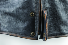Load image into Gallery viewer, Kuryakyn Leather By River Road Dame Vintage Leather Jacket Black Womens - Small Jackets - Leather Kuryakyn