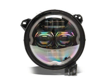 Load image into Gallery viewer, Raxiom 18-23 Jeep Wrangler JL Axial Series 9-In Angel Eye LED Headlights- Blk Housing (Clear Lens) Headlights Raxiom