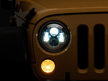 Load image into Gallery viewer, Raxiom 07-18 Jeep Wrangler JK 7-In LED Headlights- Chrome Housing (Clear Lens) Headlights Raxiom