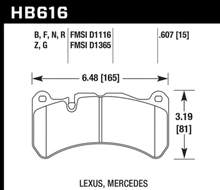 Load image into Gallery viewer, Hawk 05-06 Mercedes-Benz CLK55 AMG ER-1 Front Brake Pads (For Brembo Calipers) Brake Pads - Racing Hawk Performance