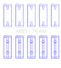 Load image into Gallery viewer, King Mitsuishi 4G93 SOHC (Size 0.5) Main Bearing Set Bearings King Engine Bearings