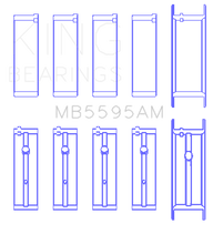 Load image into Gallery viewer, King Engine Bearings Datsun Ka-24E (Size +0.50mm) Main Bearing Set King Engine Bearings