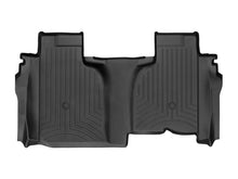 Load image into Gallery viewer, WeatherTech 2019+ Chevrolet Silverado 1500 / GMC Sierra (Double Cab) Rear Vinyl FloorLiner - Black