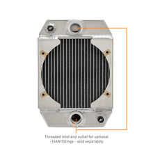 Load image into Gallery viewer, Mishimoto Universal Drag Race Performance Aluminum Radiator - Natural Mishimoto