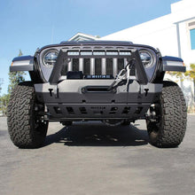 Load image into Gallery viewer, Westin 18-19 Jeep Wrangler JL Stubby Front Bumper - Textured Black Westin
