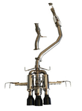 Load image into Gallery viewer, Invidia 22+ HONDA CIVIC TYPE-R FL5 R400 SINGLE LAYER BLACK TIP CAT-BACK (NON POLISH PIPE) Invidia