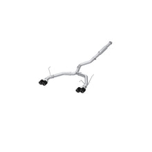 Load image into Gallery viewer, MBRP Exhaust S48083CF 3in. Cat-Back. Dual Split Rear Exit. Quad Outlet. Race Version. T304. CF Tips Exhaust System Kit MBRP Exhaust
