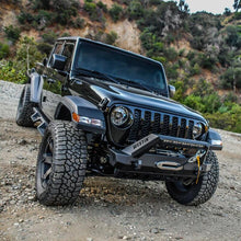 Load image into Gallery viewer, Westin 18-19 Jeep Wrangler JL Stubby Front Bumper - Textured Black Westin
