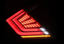 Load image into Gallery viewer, AlphaRex 16-21 Honda Civic Hatchback / Type-R FK8 Nova-Series LED Tail Lights - Black Smoke AlphaRex