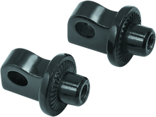 Load image into Gallery viewer, Kuryakyn Splined Peg Adapter Harley-Davidson Male Mount Black Misc Powersports Kuryakyn