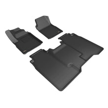 Load image into Gallery viewer, 3D MAXpider ACEL1CH11301509 3D MAXpider 2024+ Chevrolet Silverado EV Crew Cab Kagu 1st & 2nd Row Floormats - Black