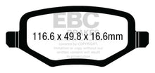 Load image into Gallery viewer, EBC 12+ Chrysler Town & Country 3.6 Ultimax2 Rear Brake Pads Brake Pads - OE EBC