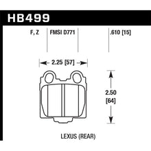Load image into Gallery viewer, Hawk 05-10 Lexus SC430 4.3L HPS 5.0 Rear Brake Pads