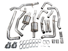 Load image into Gallery viewer, AWE Tuning 2025+ RAM 1500 RHO 3.0 I6 TT 0FG Dual Rear Exit Catback Exhaust - Chrome Silver Tips