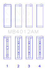 Load image into Gallery viewer, King Engine Bearings Toyota 5Vzfe (Size +0.25mm) Main Bearing Set King Engine Bearings